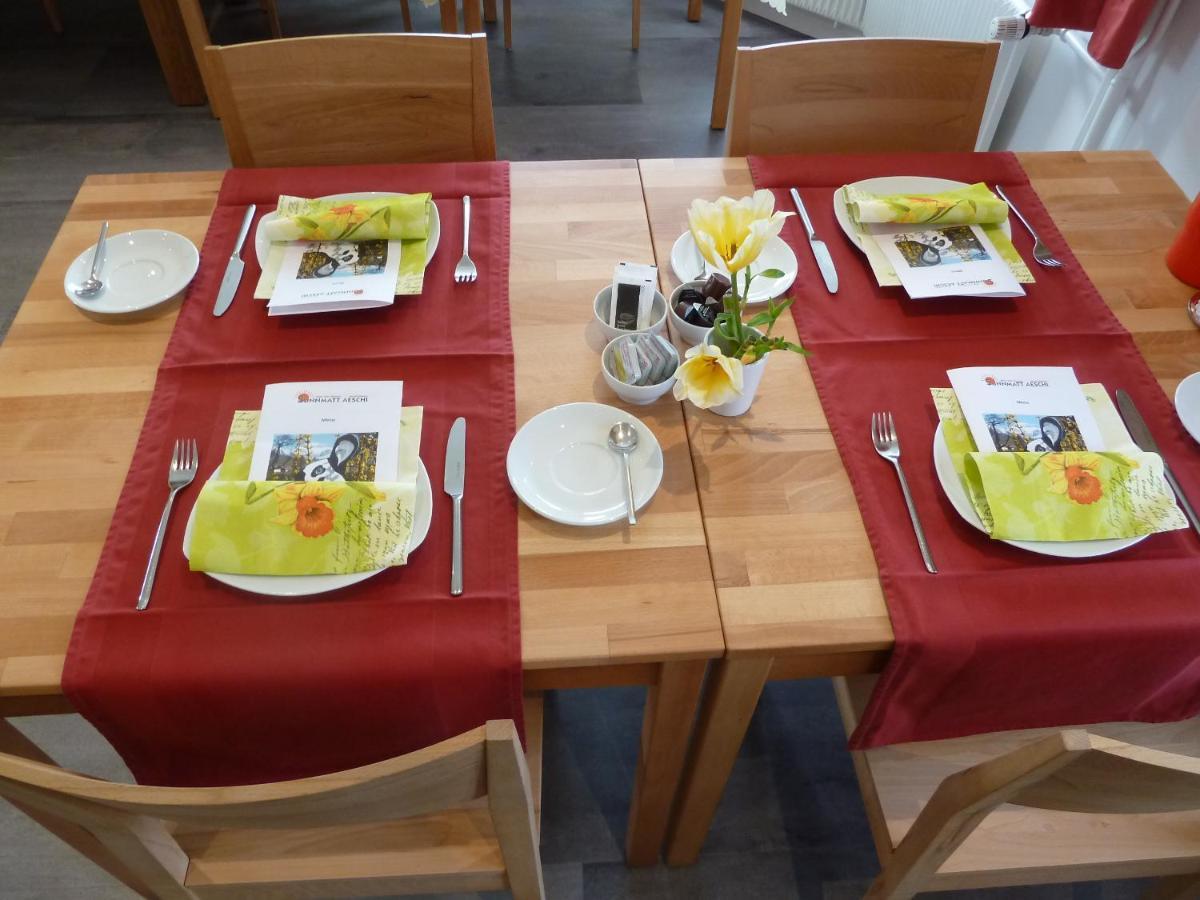 Hotel Restaurant Sunnmatt Aeschi Bei Spiez 외부 사진