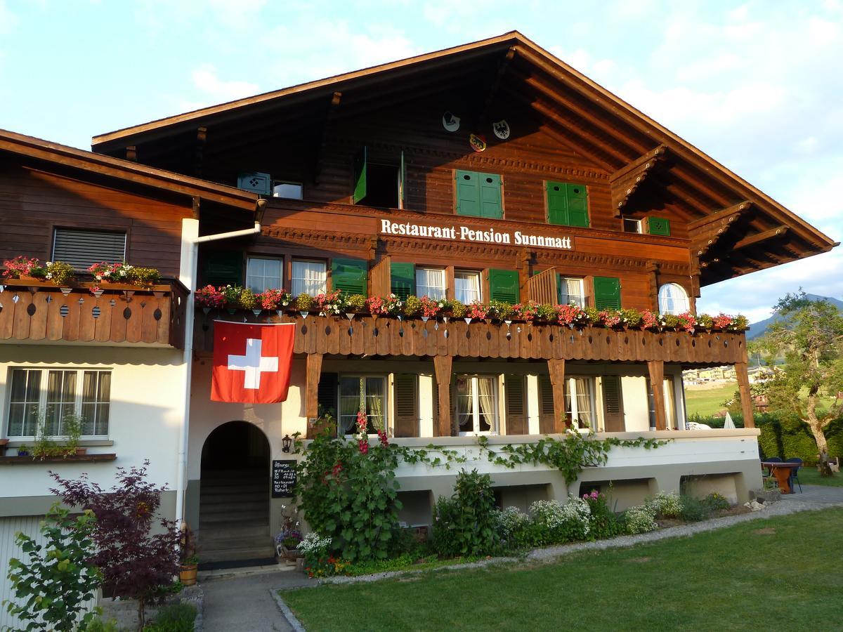 Hotel Restaurant Sunnmatt Aeschi Bei Spiez 외부 사진